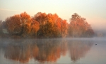 Autumn Lake by Ingrid Funk